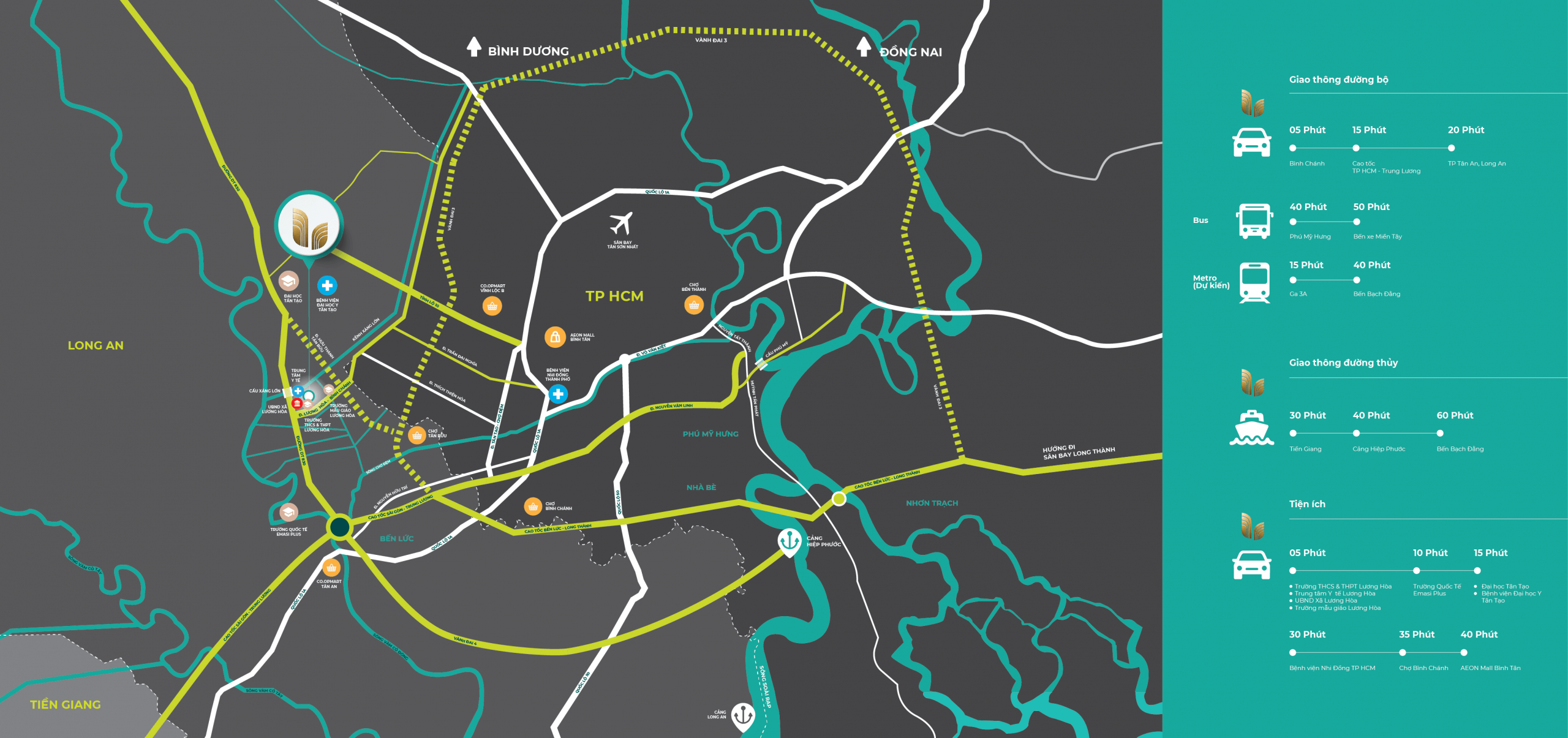 vị trí lahome long an
