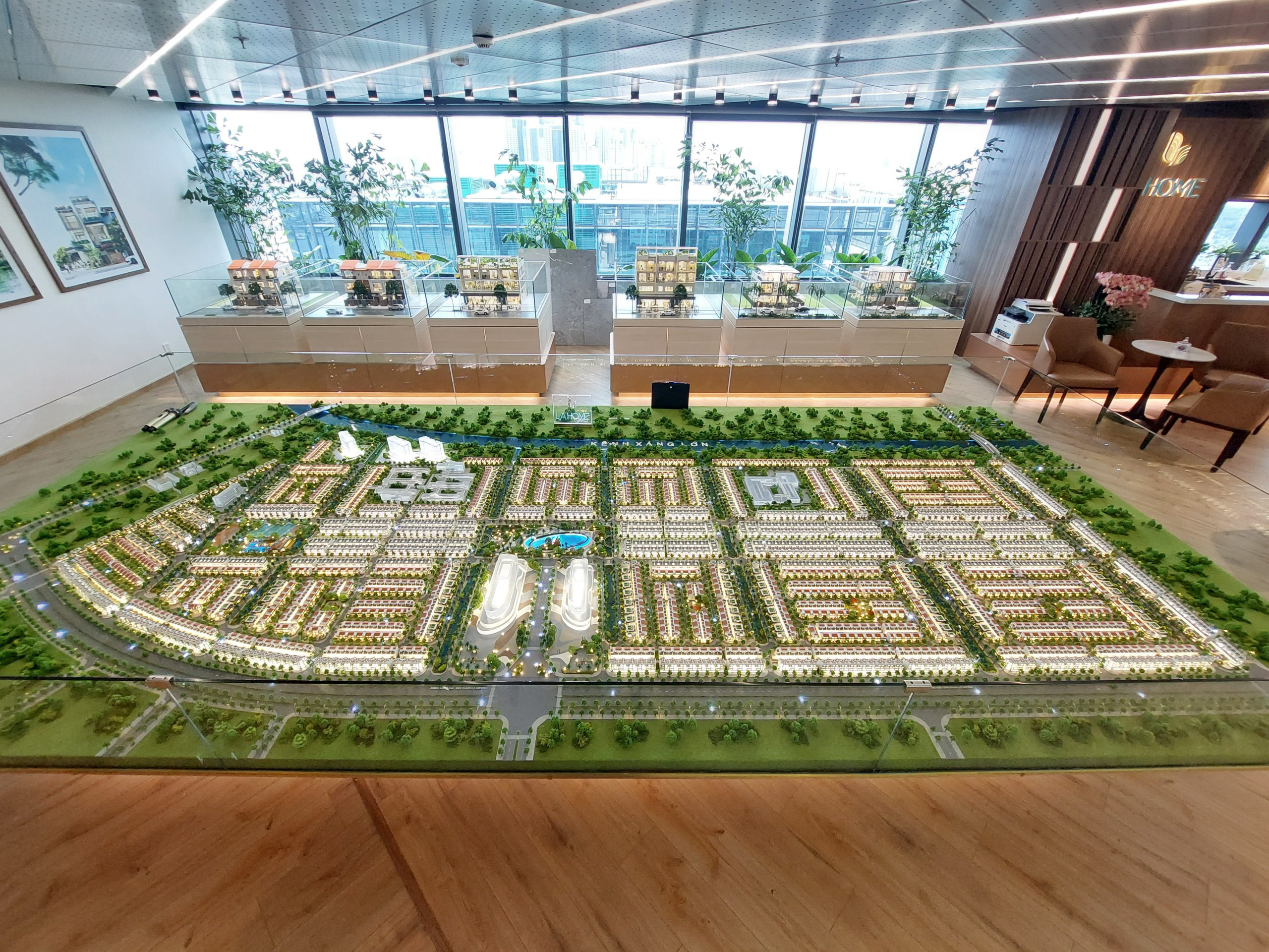 mặt bằng tổng thể Khu Đô Thị Lahome Long an Bến Lức
