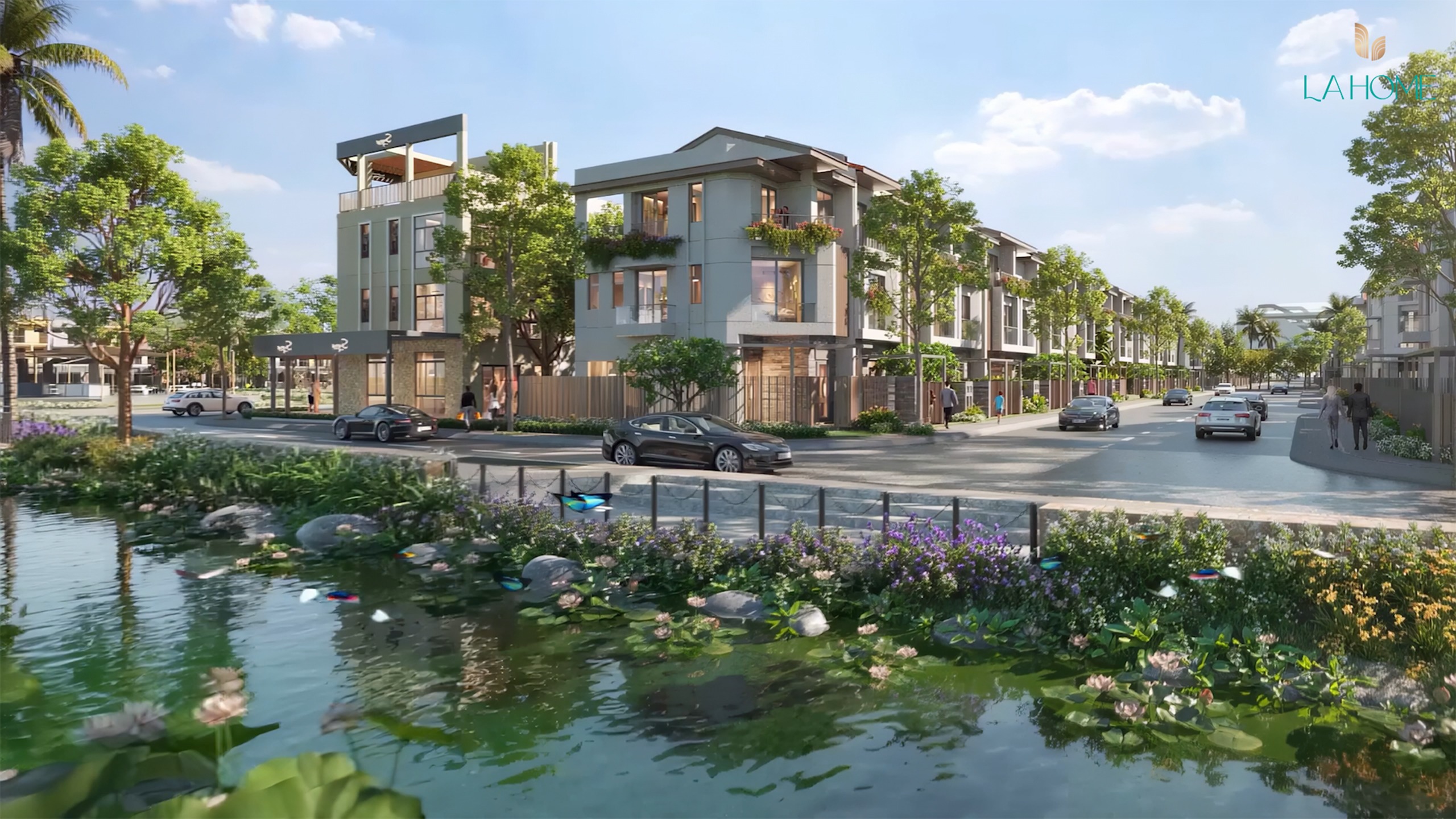 phối cảnh khu đô thị Lahome Bên Lức Prodezi Long An