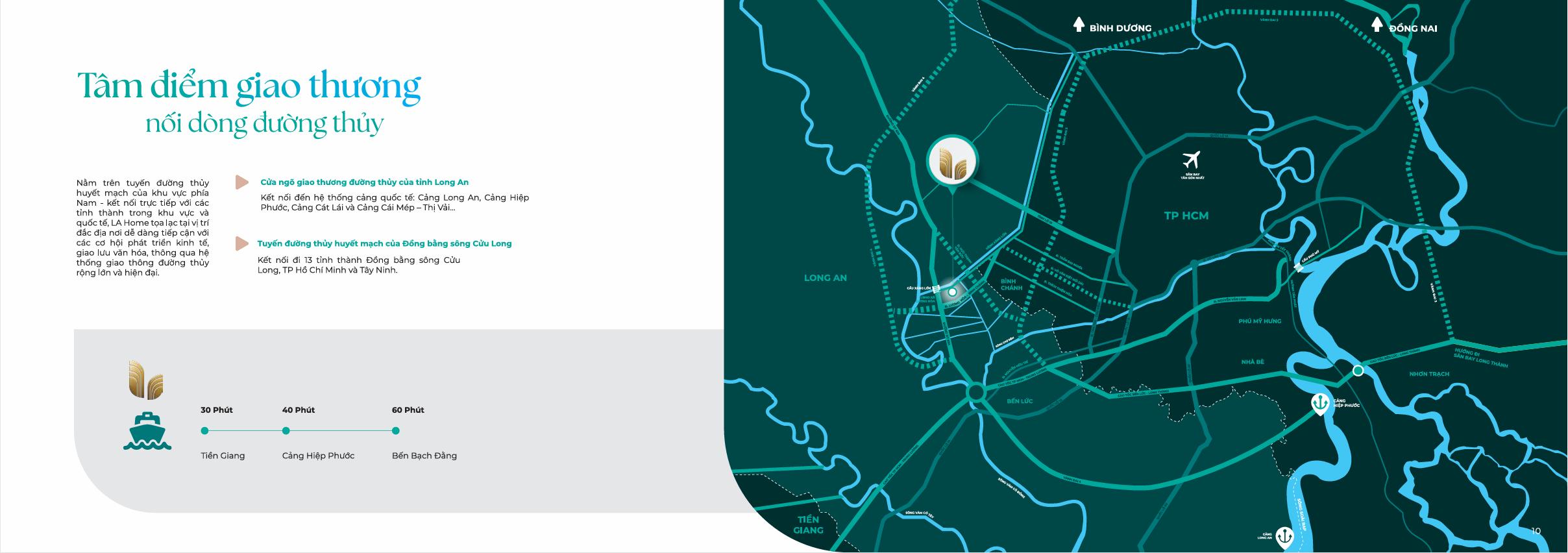 tiềm năng vị trí LA Home Bến Lức Long An