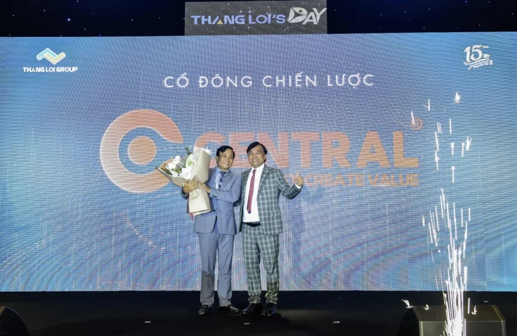 Central - Cổ đông chiến lược Thắng Lợi Homes, tại sự kiện ra mắt cổ đông chiến lược ngày 20/6