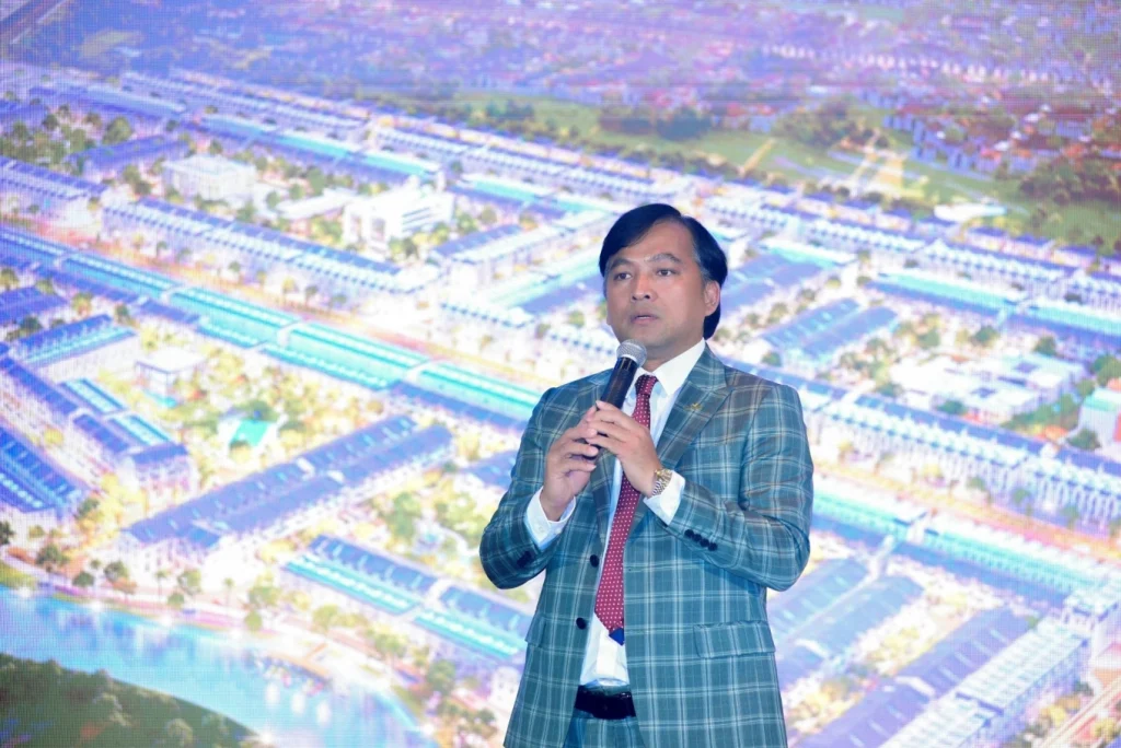 Đại diện liên danh Thắng Lợi Homes chia sẻ tại sự kiện